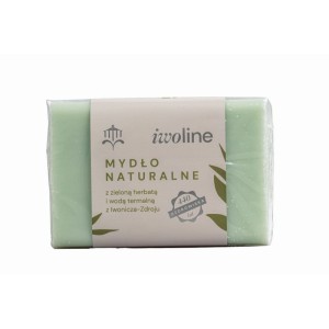 Mydło naturalne z zieloną herbatą i wodą termalną z Iwonicza-Zdroju (100 g)