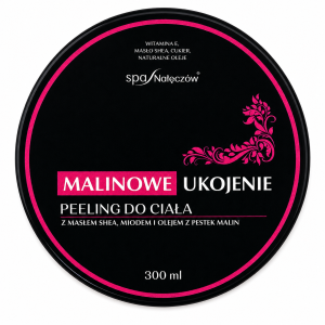Peeling do ciała  "Malinowe Ukojenie" (300 ml)