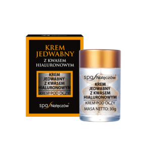 Krem pod oczy spiralny ze złotem „Jedwabny krem z kwasem hialuronowym” (30 g)